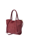 Baldinini-Burgundy suede leather shoulder bag-Accessories-Black-Deal-Outlet-by-ARCHIVIST