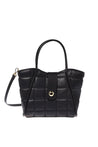 Baldinini-Shoulder bag in black quilted leather-Accessories-Black-Deal-Outlet-by-ARCHIVIST