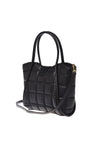 Baldinini-Shoulder bag in black quilted leather-Accessories-Black-Deal-Outlet-by-ARCHIVIST
