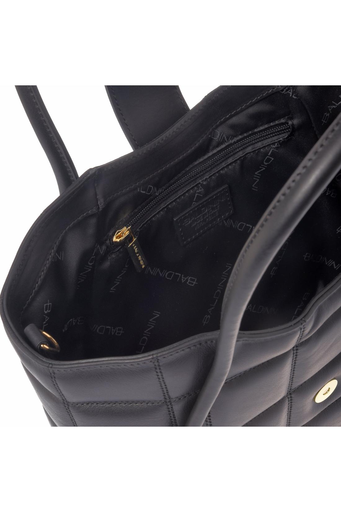 Baldinini-Shoulder bag in black quilted leather-Accessories-Black-Deal-Outlet-by-ARCHIVIST