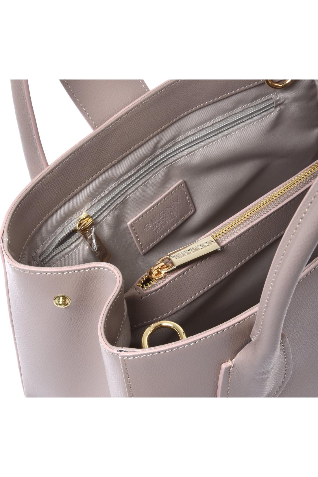 Nude palmellato leather handbag-Baldinini-OUTLET-ARCHIVIST-ARCHIVE-SALE