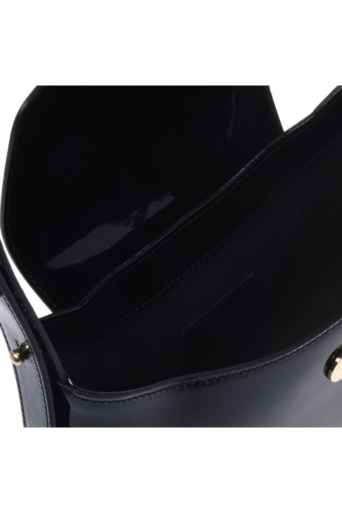 Black patent leather shoulder bag-Baldinini-OUTLET-ARCHIVIST-ARCHIVE-SALE