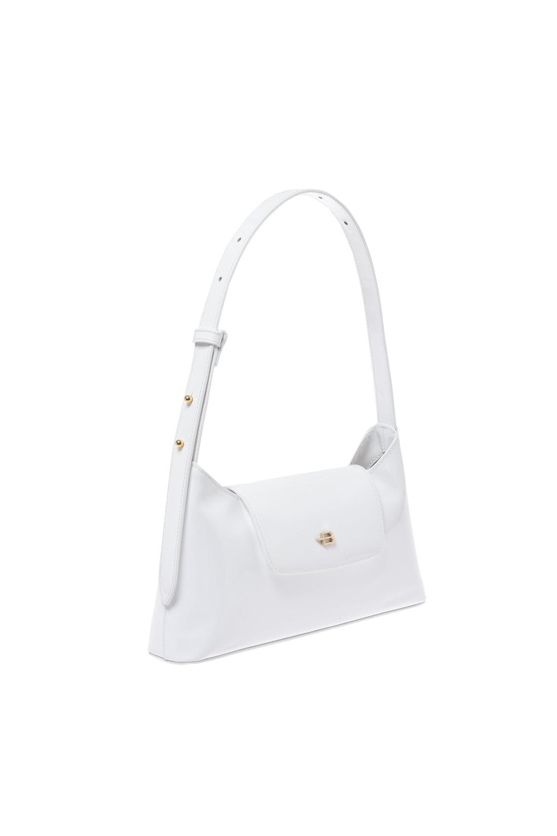White patent leather shoulder bag-Baldinini-OUTLET-ARCHIVIST-ARCHIVE-SALE