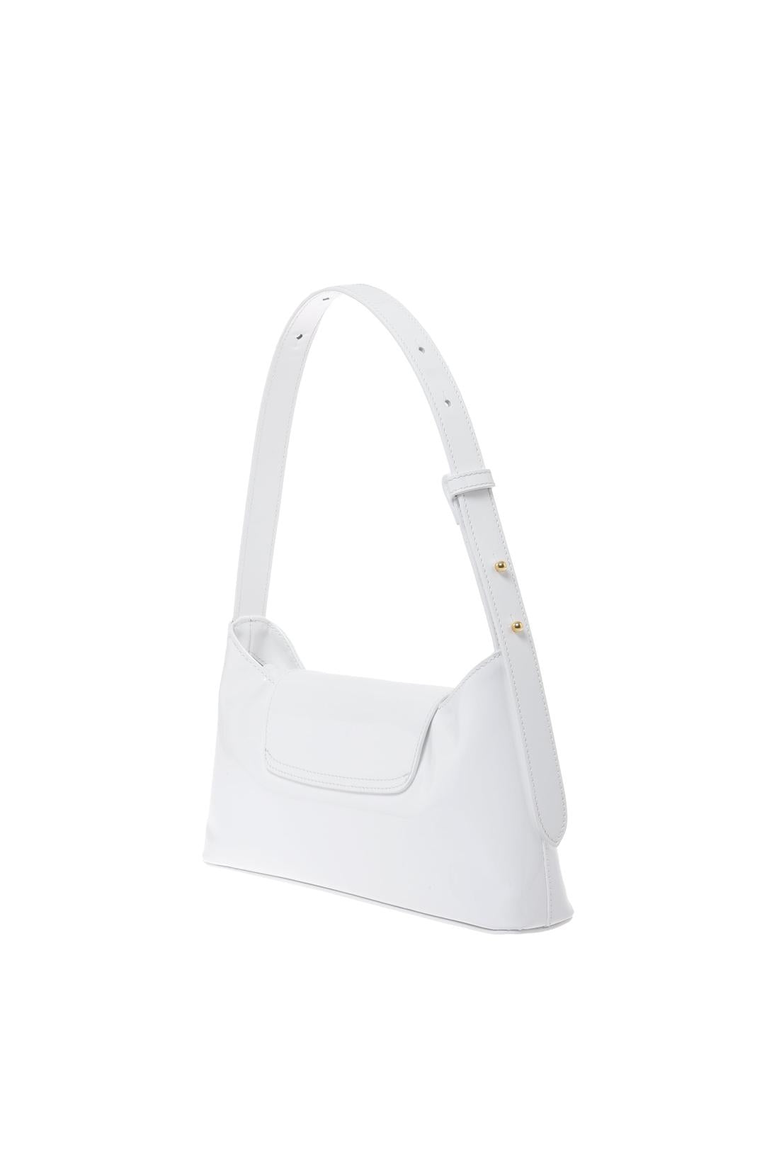White patent leather shoulder bag-Baldinini-OUTLET-ARCHIVIST-ARCHIVE-SALE