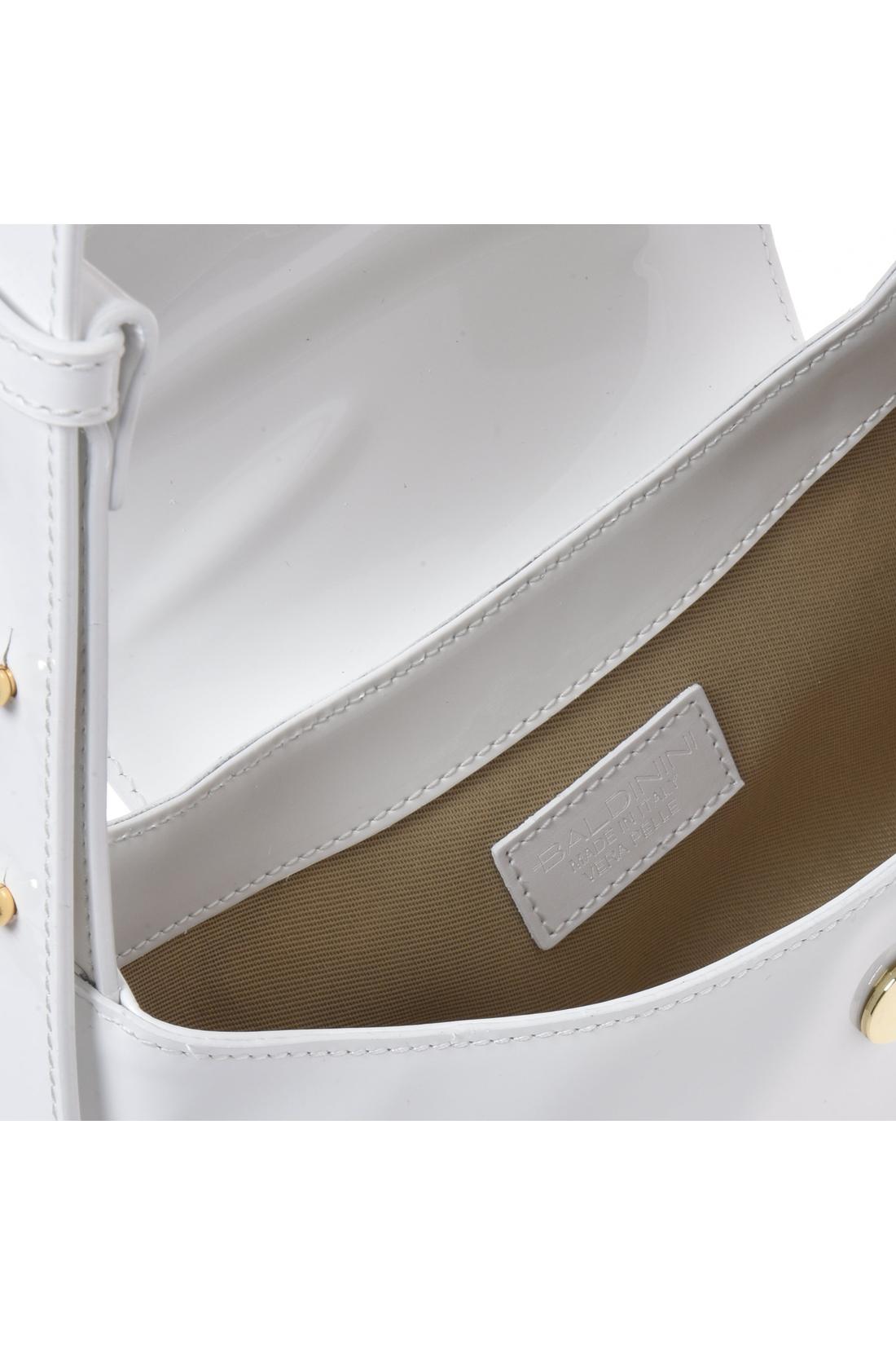 White patent leather shoulder bag-Baldinini-OUTLET-ARCHIVIST-ARCHIVE-SALE