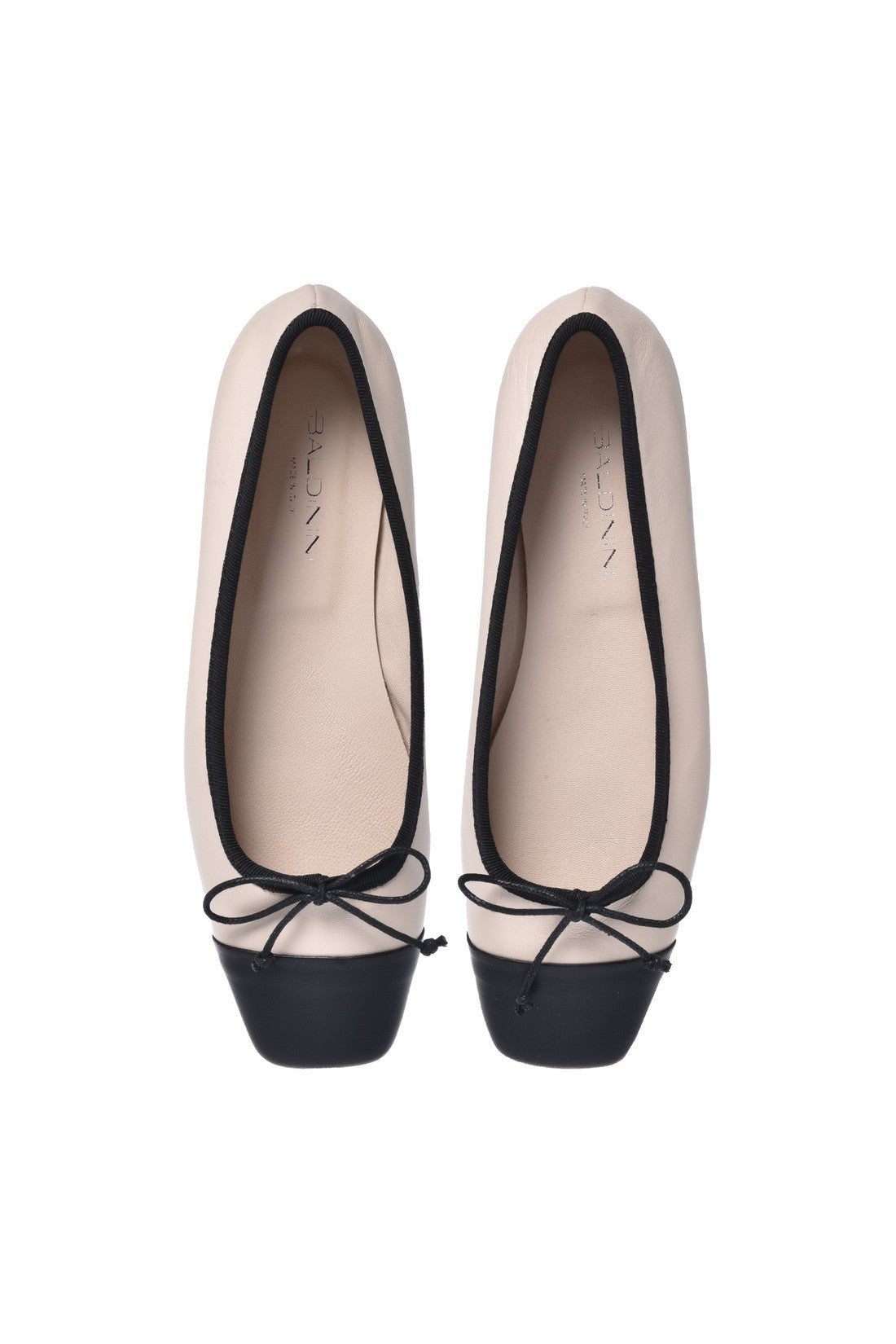 BALDININI-OUTLET-SALE-Ballerina-pump-in-black-and-beige-nappa-leather-Halbschuhe-ARCHIVE-COLLECTION-2.jpg