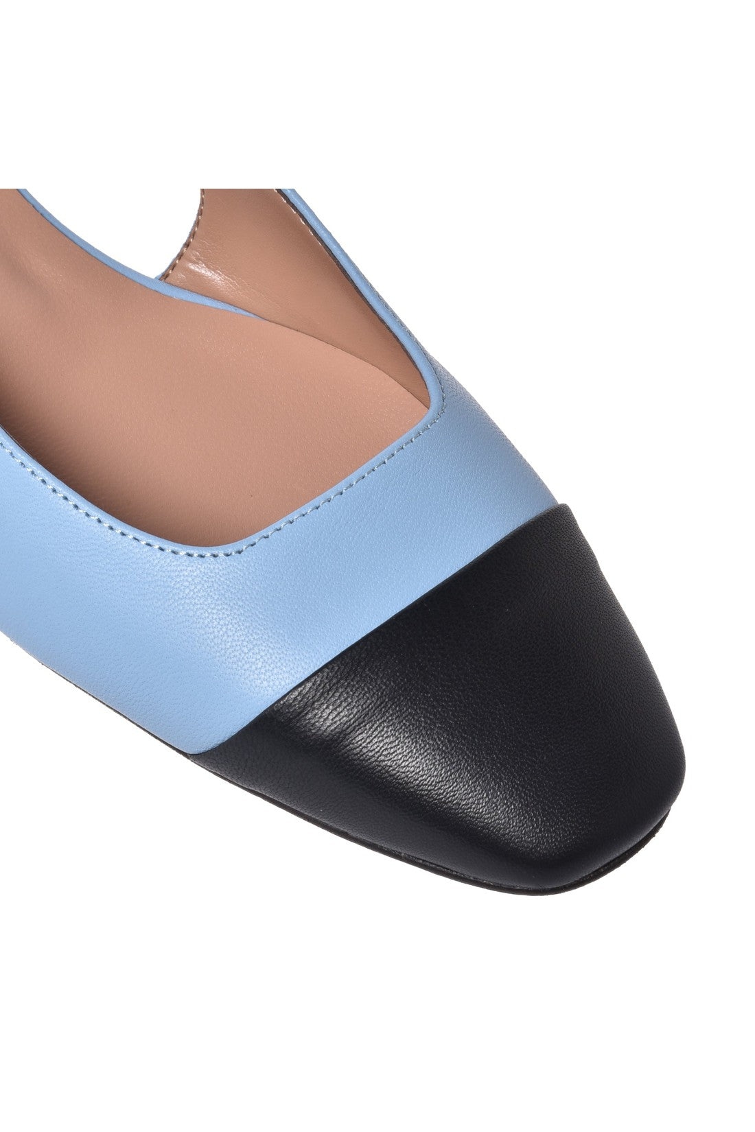 BALDININI-OUTLET-SALE-Ballerina-pump-in-black-and-light-blue-nappa-leather-Halbschuhe-ARCHIVE-COLLECTION-4.jpg
