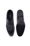 Black tumbled leather derby