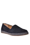 Espadrilles in blue woven suede