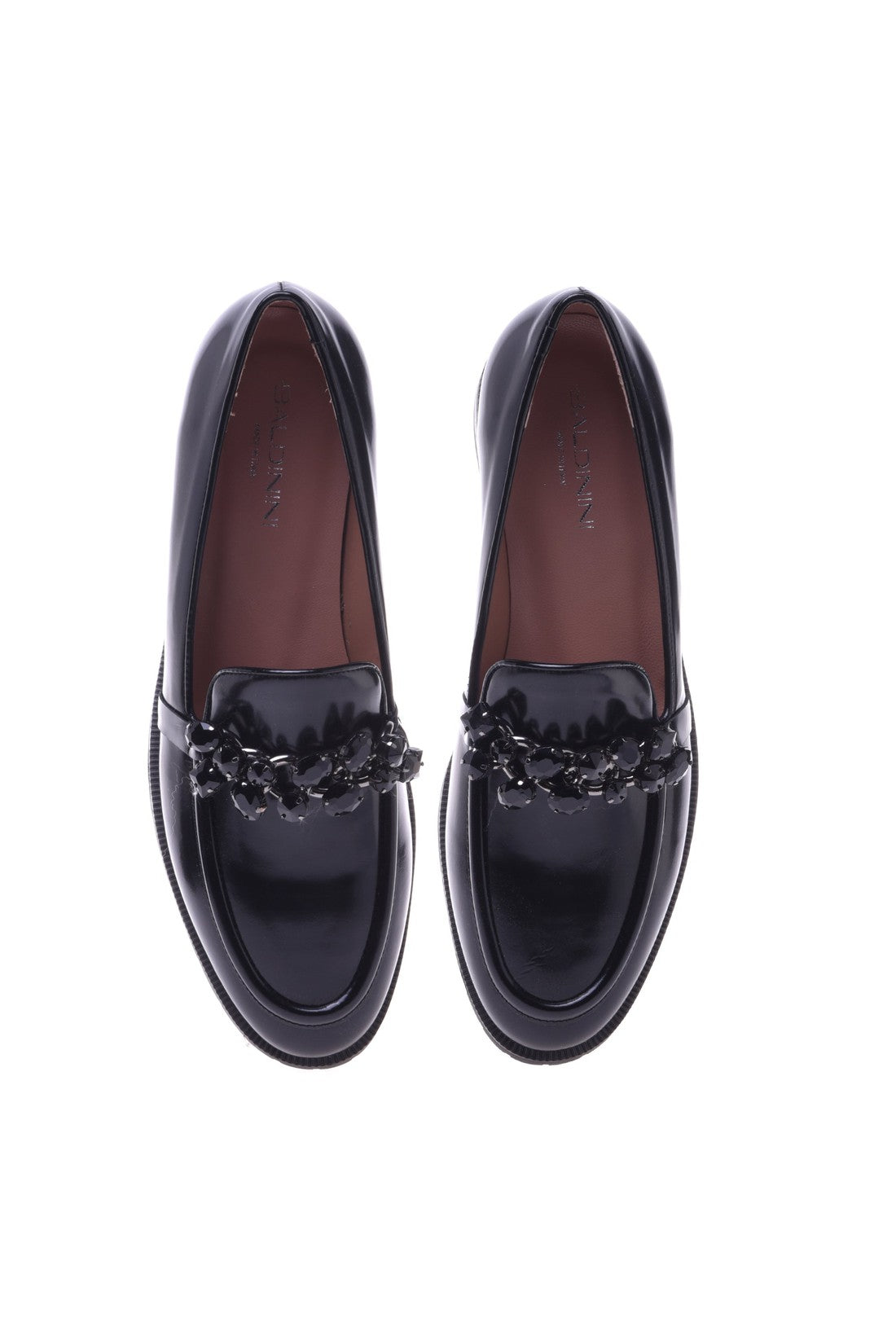 Loafer in black shiny calfskin