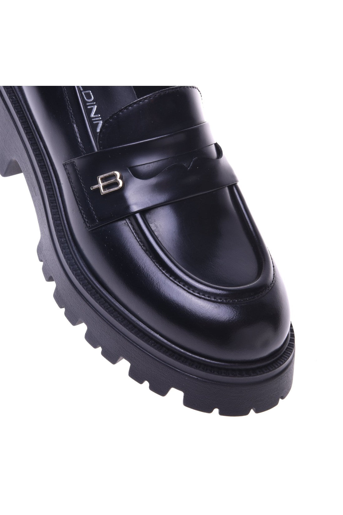 Loafer in black shiny calfskin