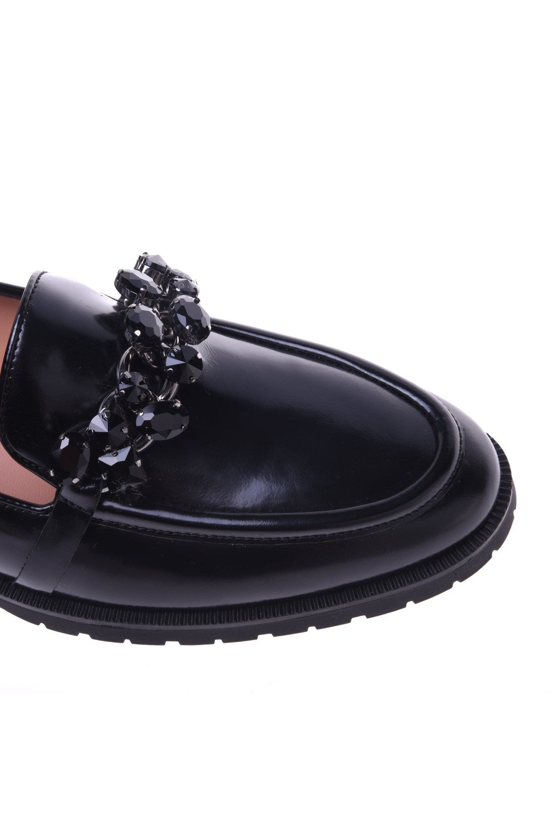 Loafer in black shiny calfskin