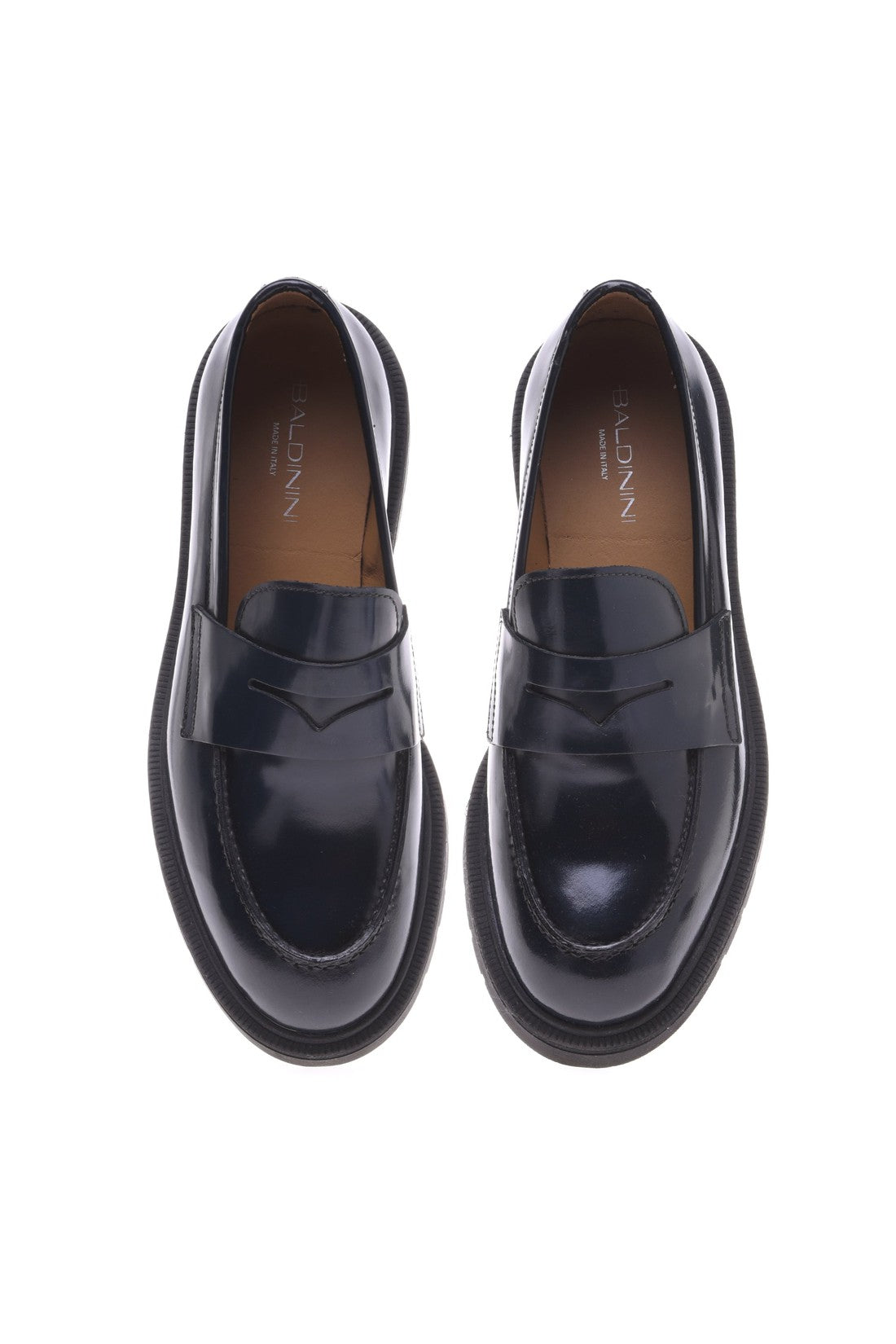 BALDININI-OUTLET-SALE-Loafer-in-blue-shiny-calfskin-Flache-Schuhe-BLACK-FRIDAY-2.jpg