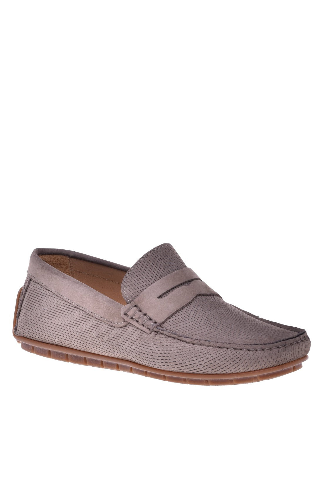 Loafer in taupe nubuck