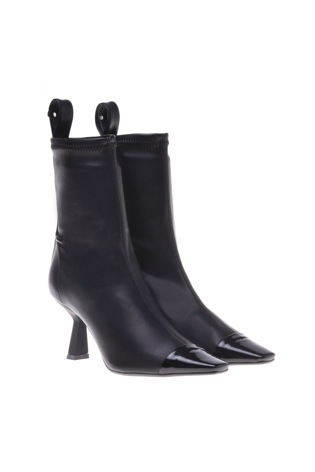 BALDININI-OUTLET-SALE-Stretchy-black-faux-leather-ankle-boot-BLACK-FRIDAY-3.jpg