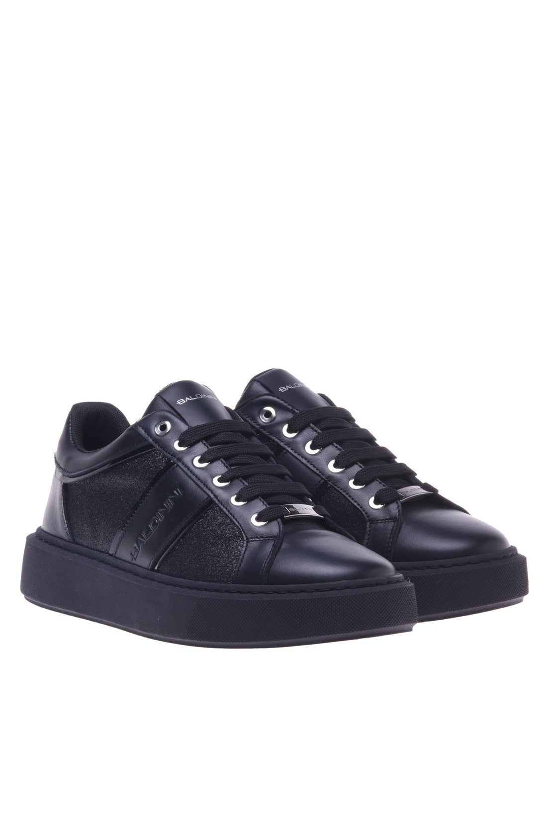 BALDININI-OUTLET-SALE-Trainers-in-black-leather-with-glitter-BLACK-FRIDAY-3.jpg