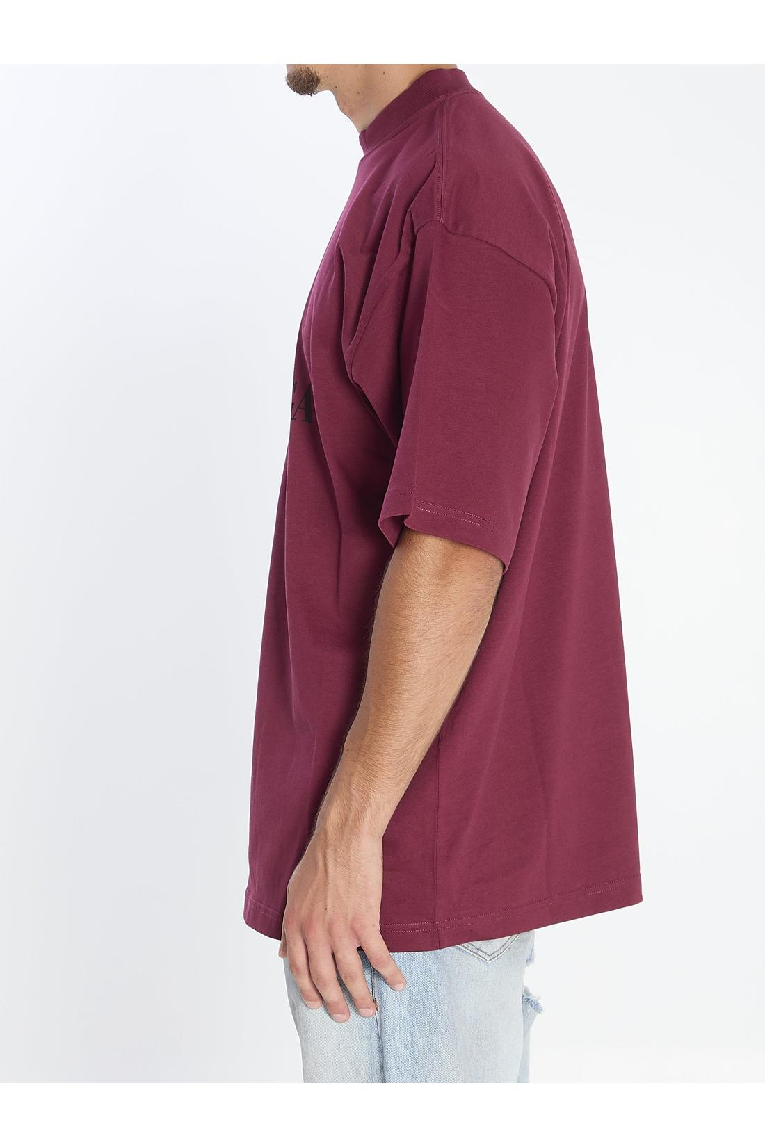 Balenciaga-OUTLET-SALE-BB T-shirt in cotton-ARCHIVIST