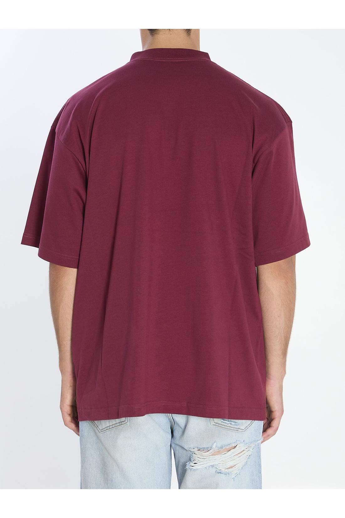Balenciaga-OUTLET-SALE-BB T-shirt in cotton-ARCHIVIST