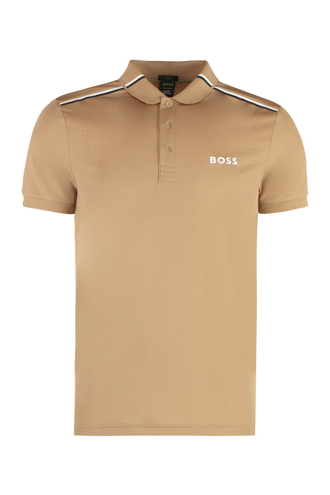 BOSS-OUTLET-SALE-BOSS x Matteo Berrettini - Technical fabric polo shirt-ARCHIVIST