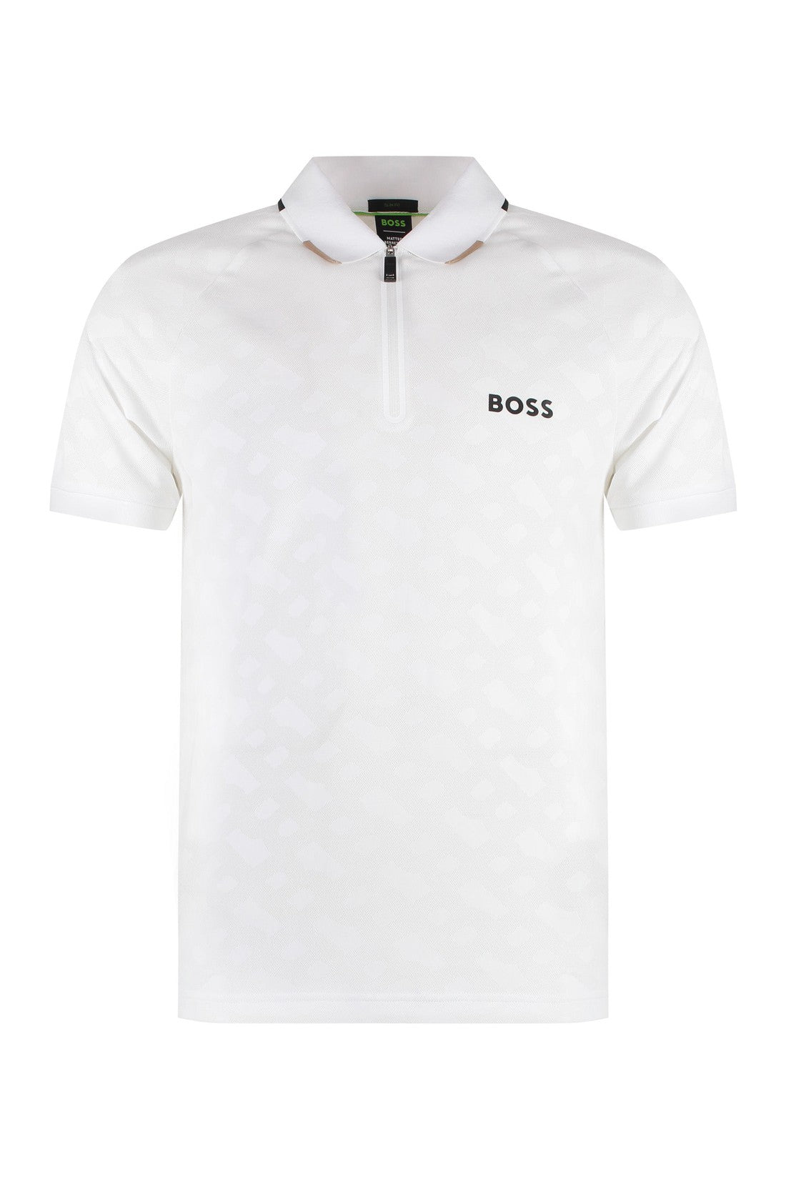 BOSS-OUTLET-SALE-BOSS x Matteo Berrettini - Technical oxford fabric polo shirt-ARCHIVIST