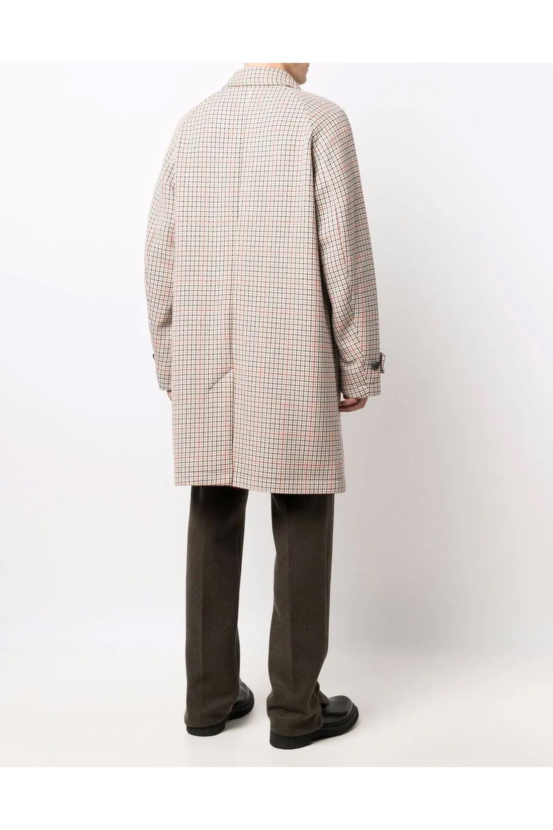 Hugo Boss-OUTLET-SALE-BOSS x Russell Athletic Dejam Houndstooth Coat-ARCHIVIST