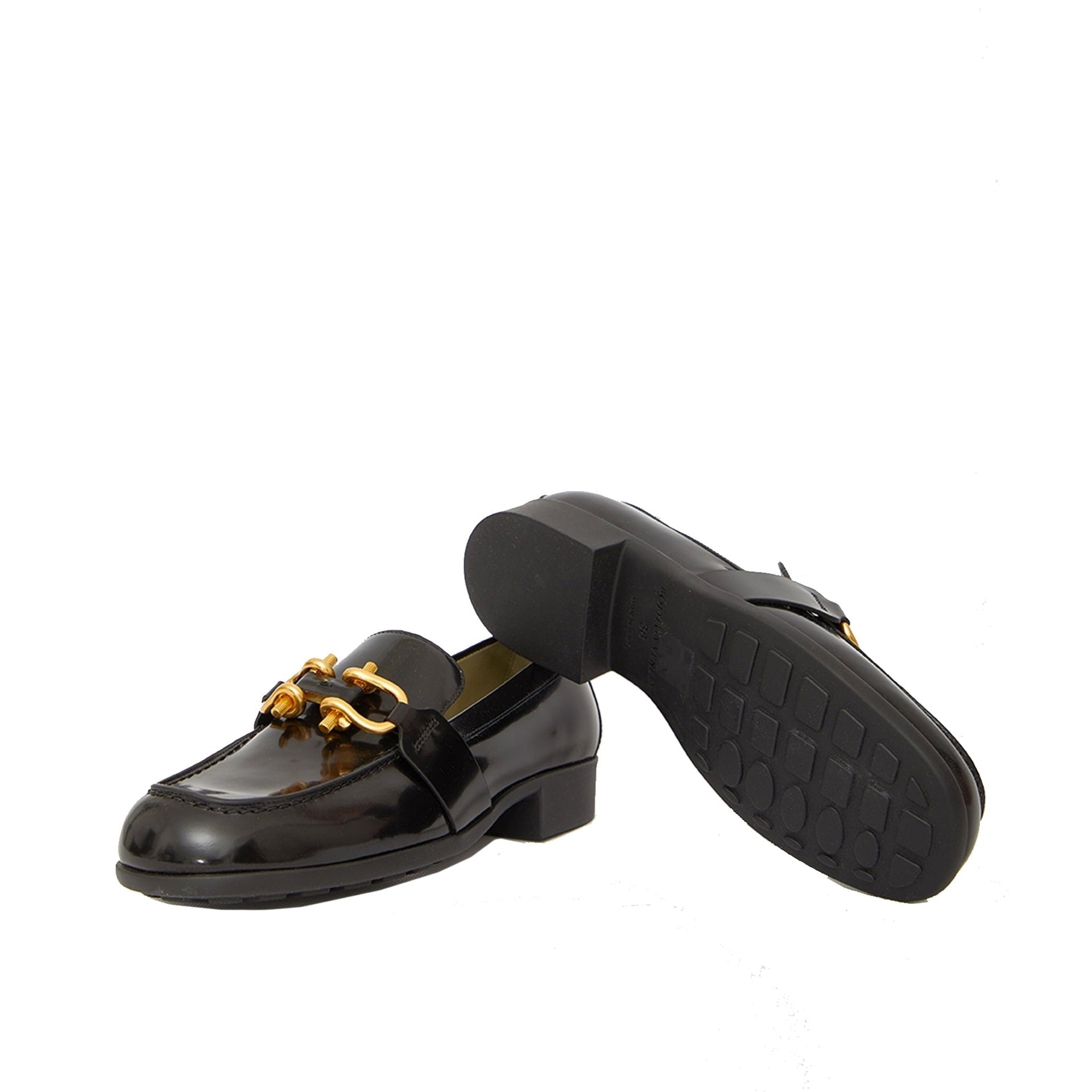 BOTTEGA VENETA-Bottega Veneta Leather Loafers-WOMEN SHOES-Outlet-Sale