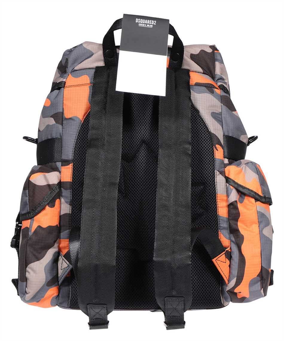Printed nylon backpack