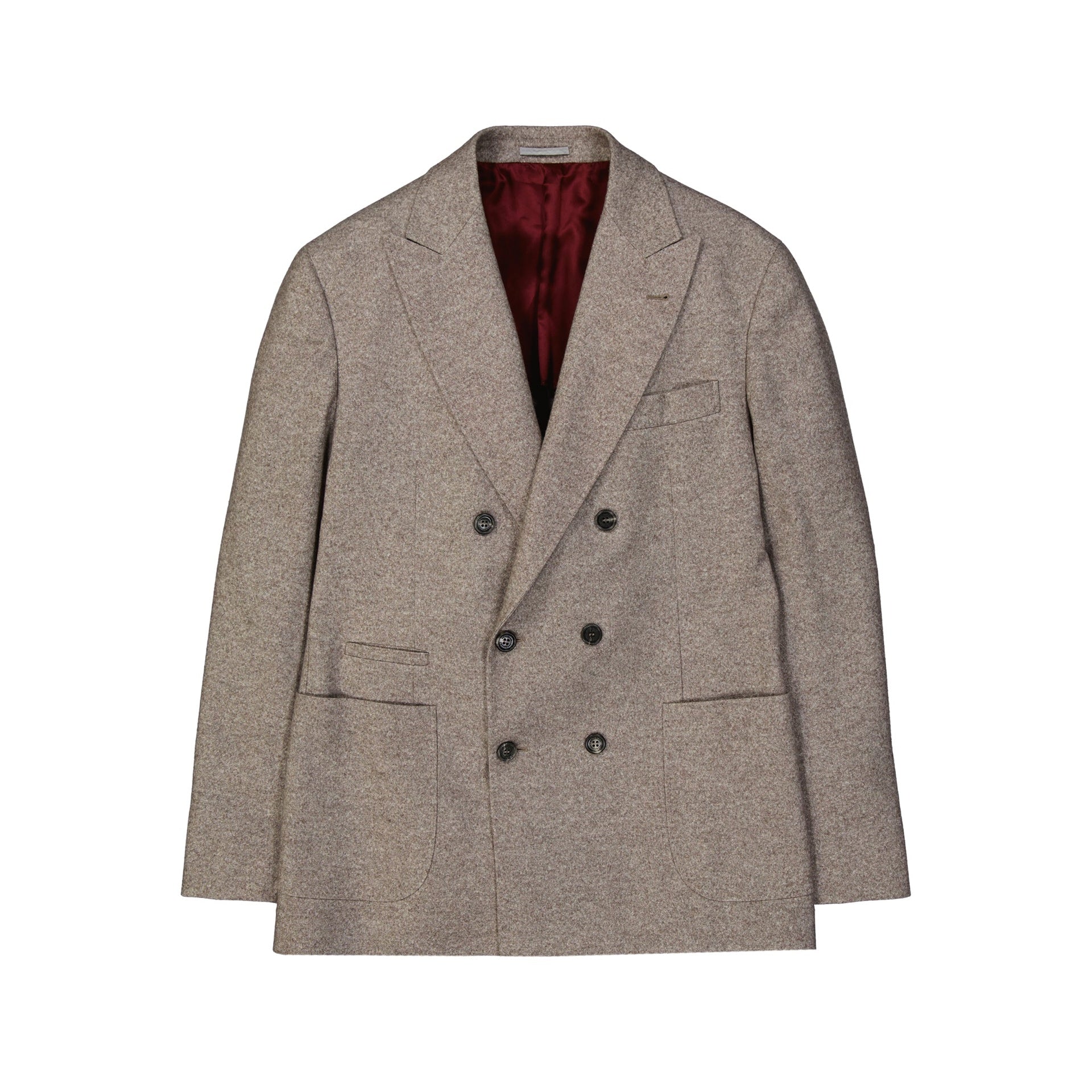 Brunello Cucinelli Double-Breasted Wool Jacket