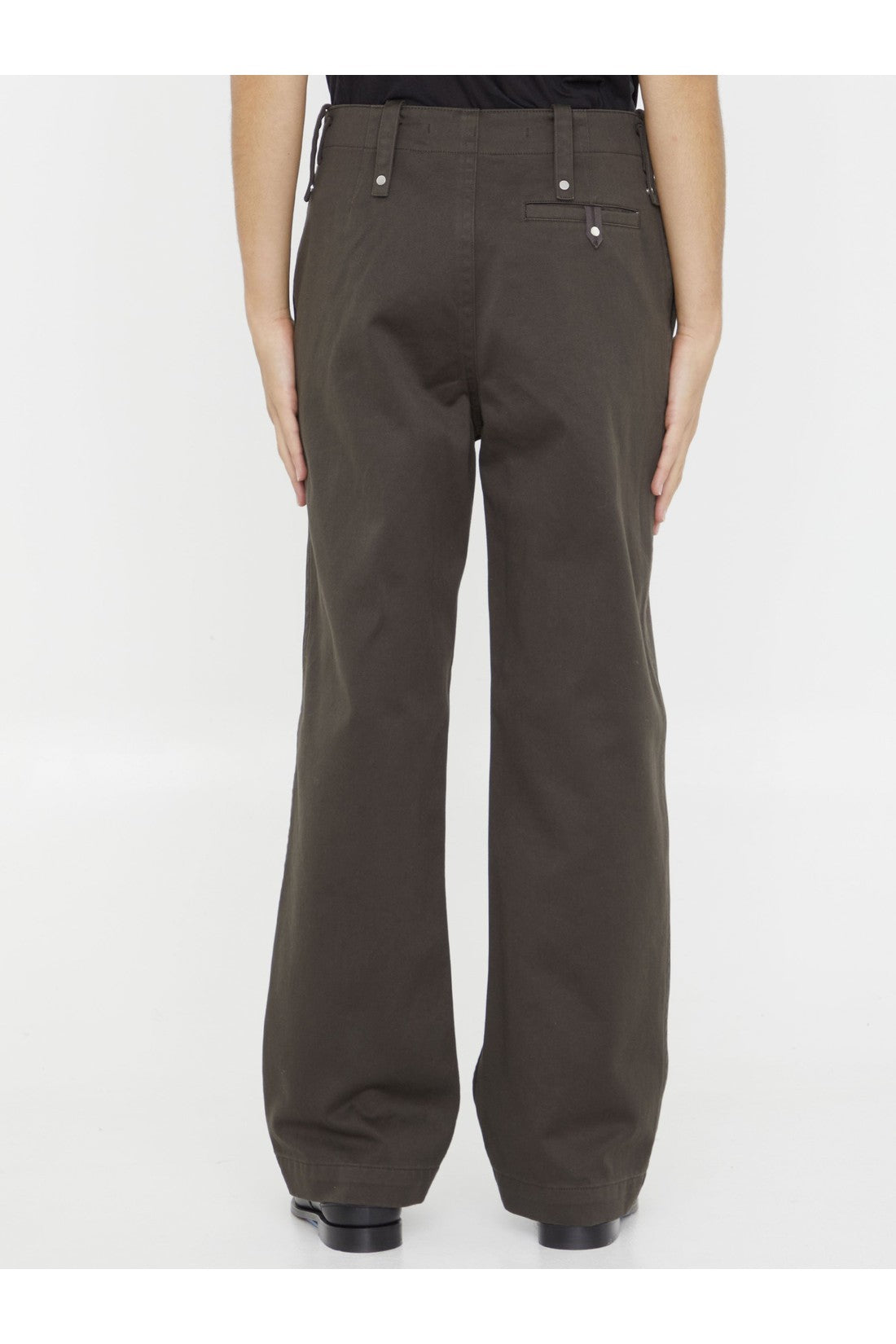 Baggy pants in cotton