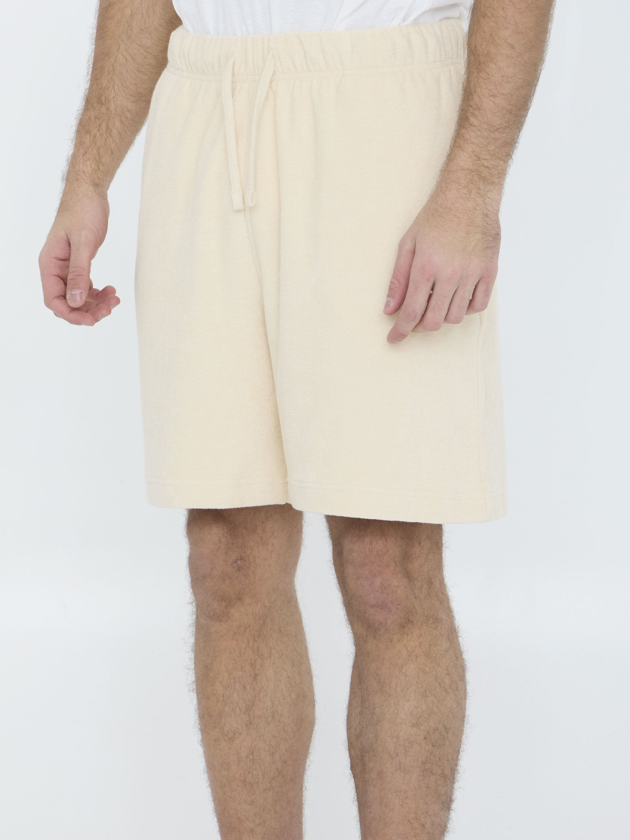 Cotton towelling shorts
