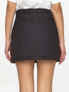 Quilted miniskirt