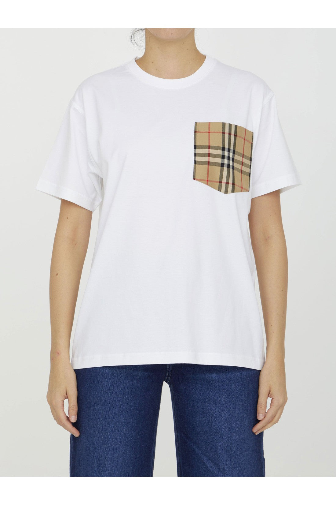 T-shirt with Check pocket