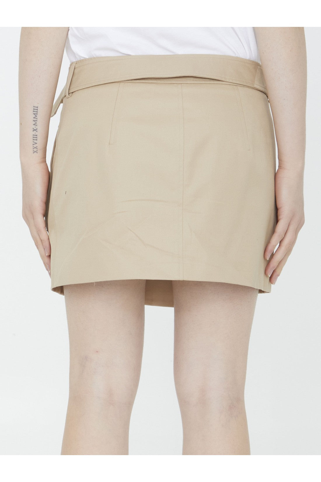 Trench miniskirt
