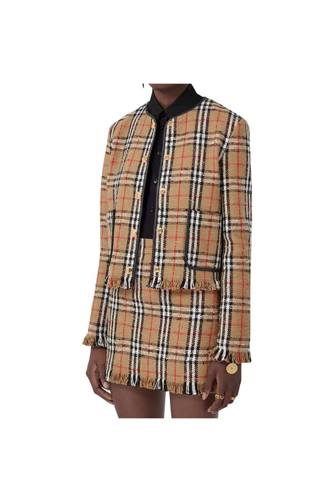 BURBERRY-OUTLET-SALE-BURBERRY Vintage Check Motif Jacket-ARCHIVIST