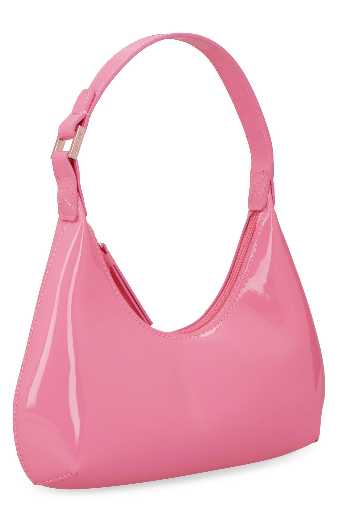 BY FAR-OUTLET-SALE-Baby Amber patent leather handbag-ARCHIVIST