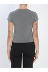 Alexander Wang-OUTLET-SALE-Baby Tee with Hotfix graphic-ARCHIVIST