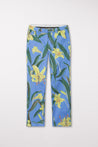 LUISA CERANO-OUTLET-SALE-Babyflare-Pants mit Lily-Print-Hosen-34-azur / multi-by-ARCHIVIST