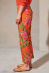 LUISA CERANO-OUTLET-SALE-Babyflare-Pants mit Lily-Print-Hosen-by-ARCHIVIST