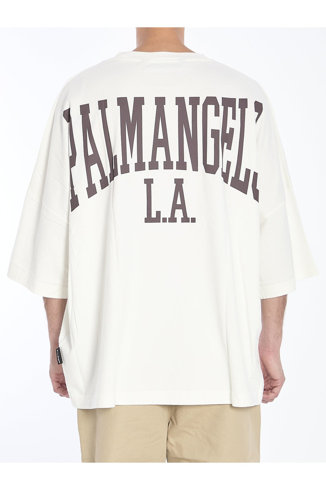 PALM ANGELS-OUTLET-SALE-Back College t-shirt-ARCHIVIST