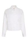 Max Mara Studio-OUTLET-SALE-Baffo jacket in cotton with buttons-ARCHIVIST