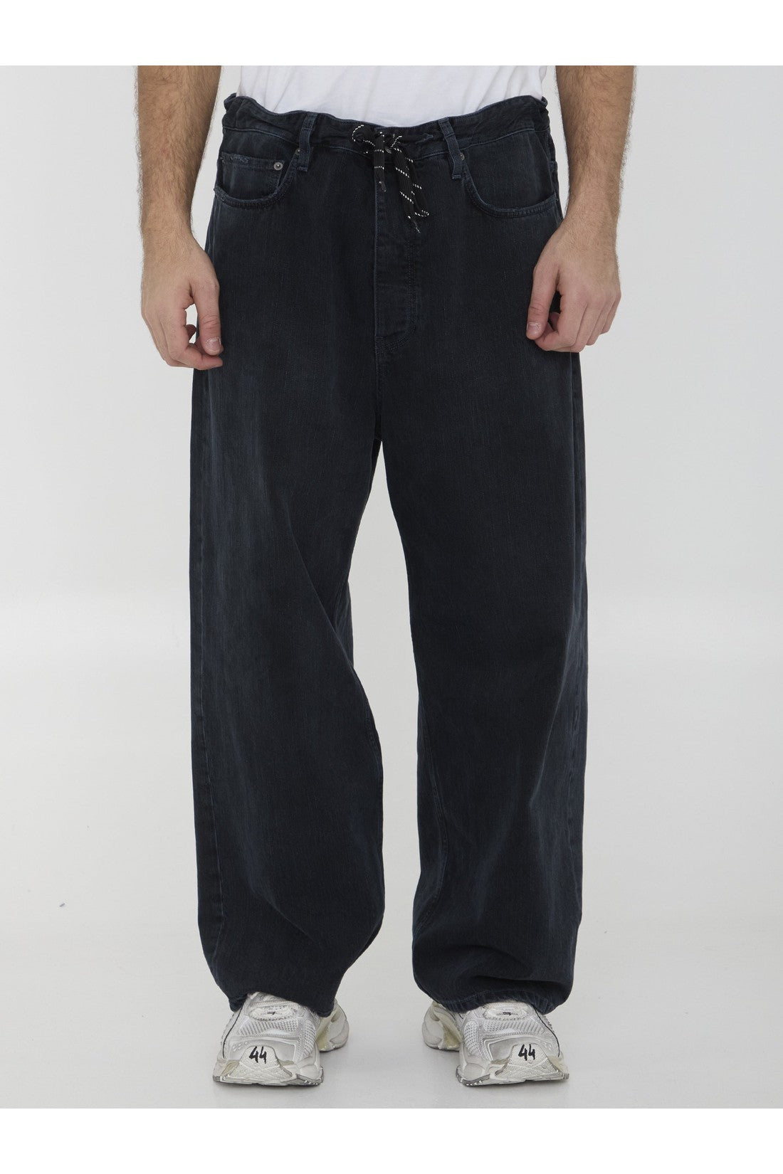 BALENCIAGA-OUTLET-SALE-Baggy jeans with drawstring-ARCHIVIST