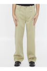 BURBERRY-OUTLET-SALE-Baggy pants in cotton-ARCHIVIST