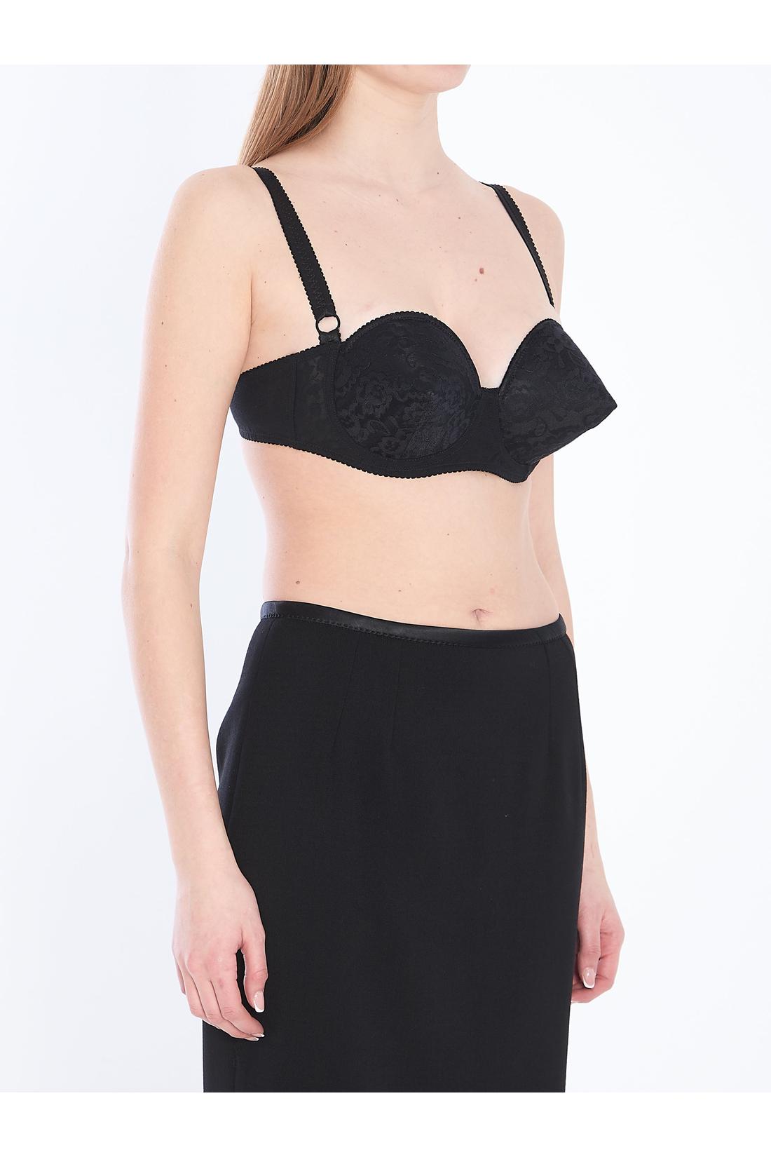 Dolce & Gabbana-OUTLET-SALE-Balconette bra top-ARCHIVIST