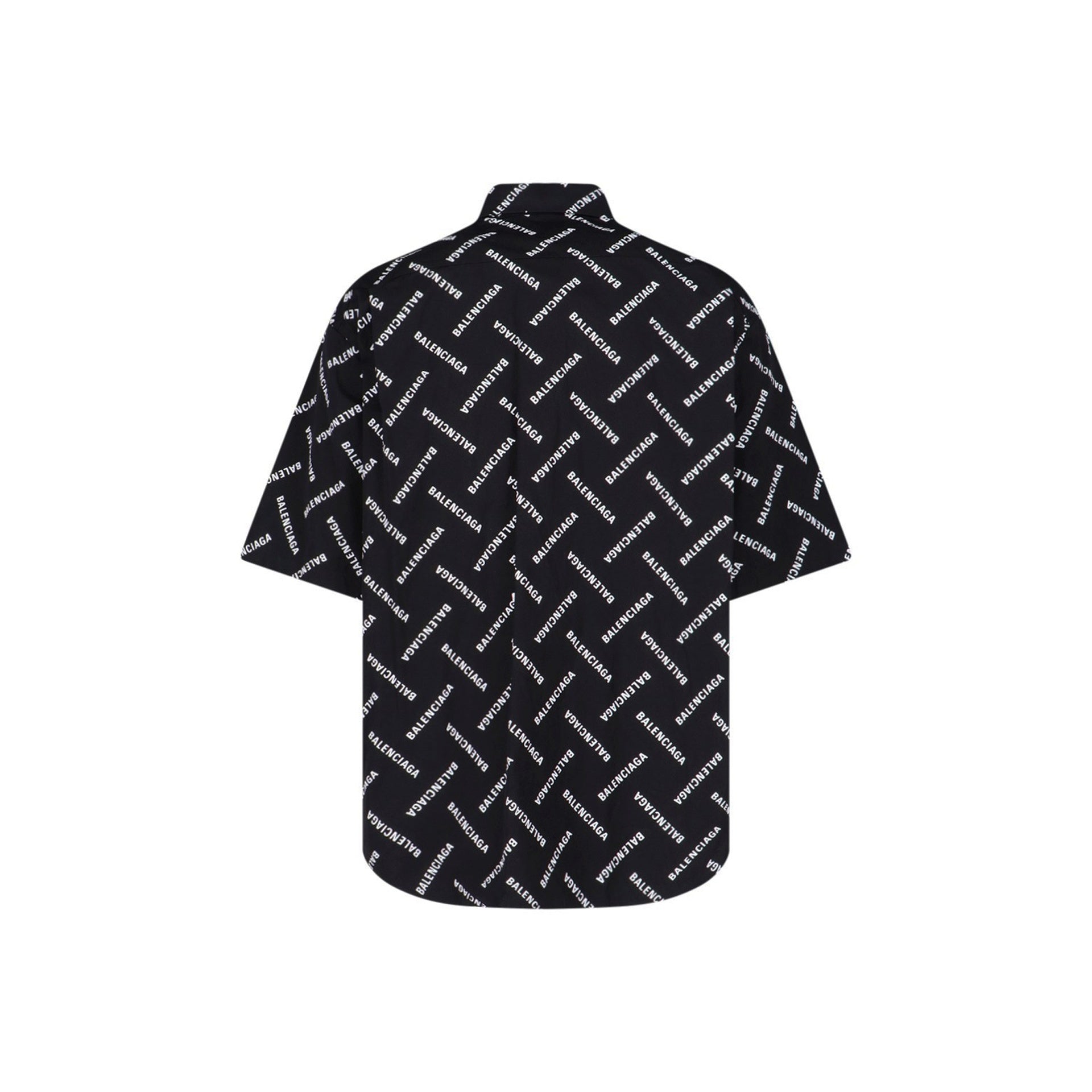 BALENCIAGA-OUTLET-SALE-Balenciaga All-Over Logo Shirt-ARCHIVIST