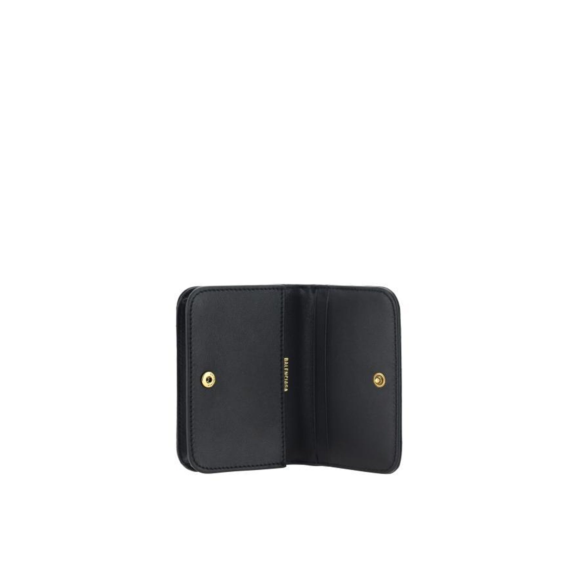 Balenciaga Leather BB Wallet And Card Holder-Balenciaga-Sale