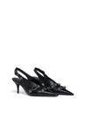 BALENCIAGA-OUTLET-SALE-Balenciaga Cagole Slingback Pumps-ARCHIVIST