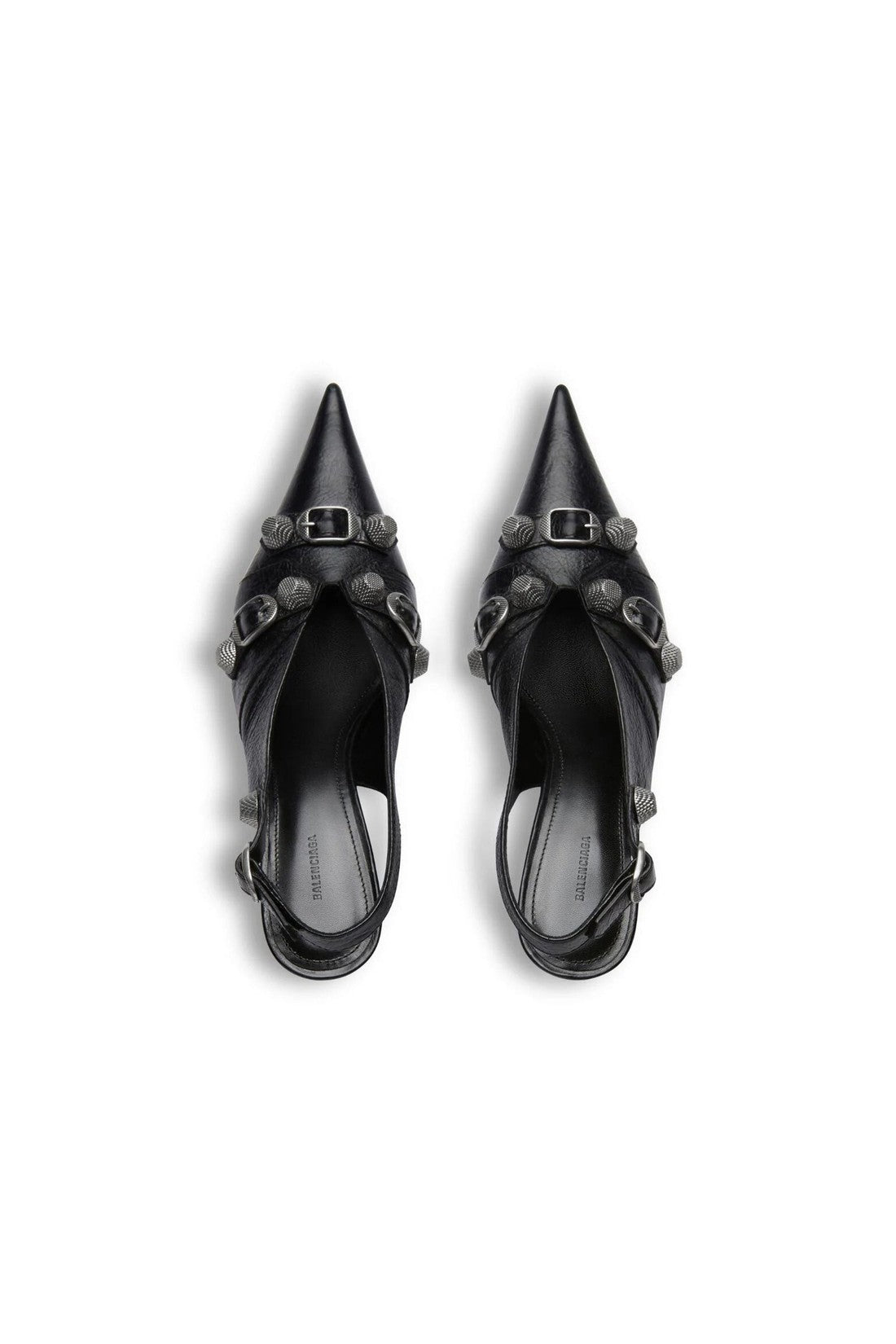 BALENCIAGA-OUTLET-SALE-Balenciaga Cagole Slingback Pumps-ARCHIVIST