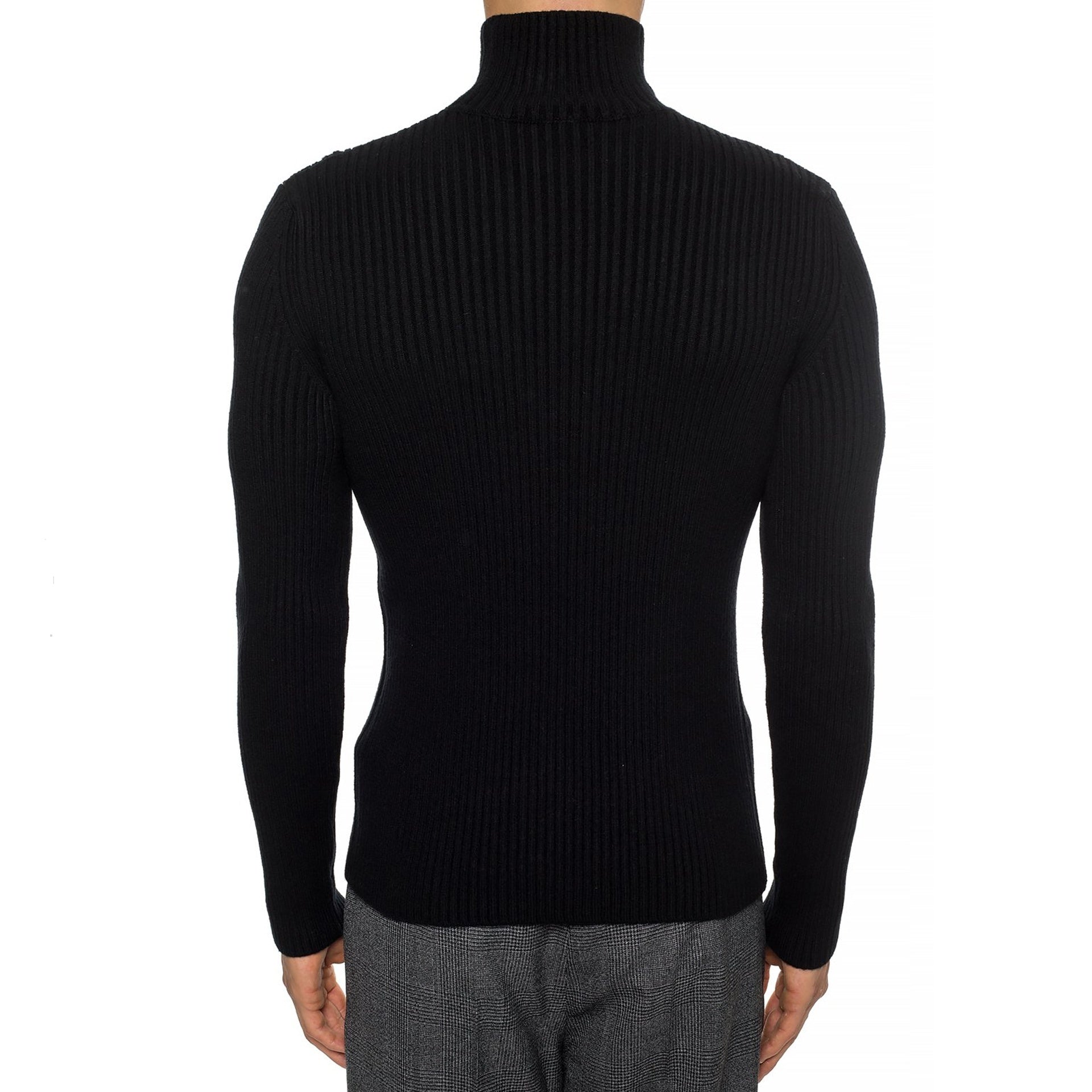 BALENCIAGA-OUTLET-SALE-Balenciaga Cashmere Blend Rib Knit Turtleneck-ARCHIVIST