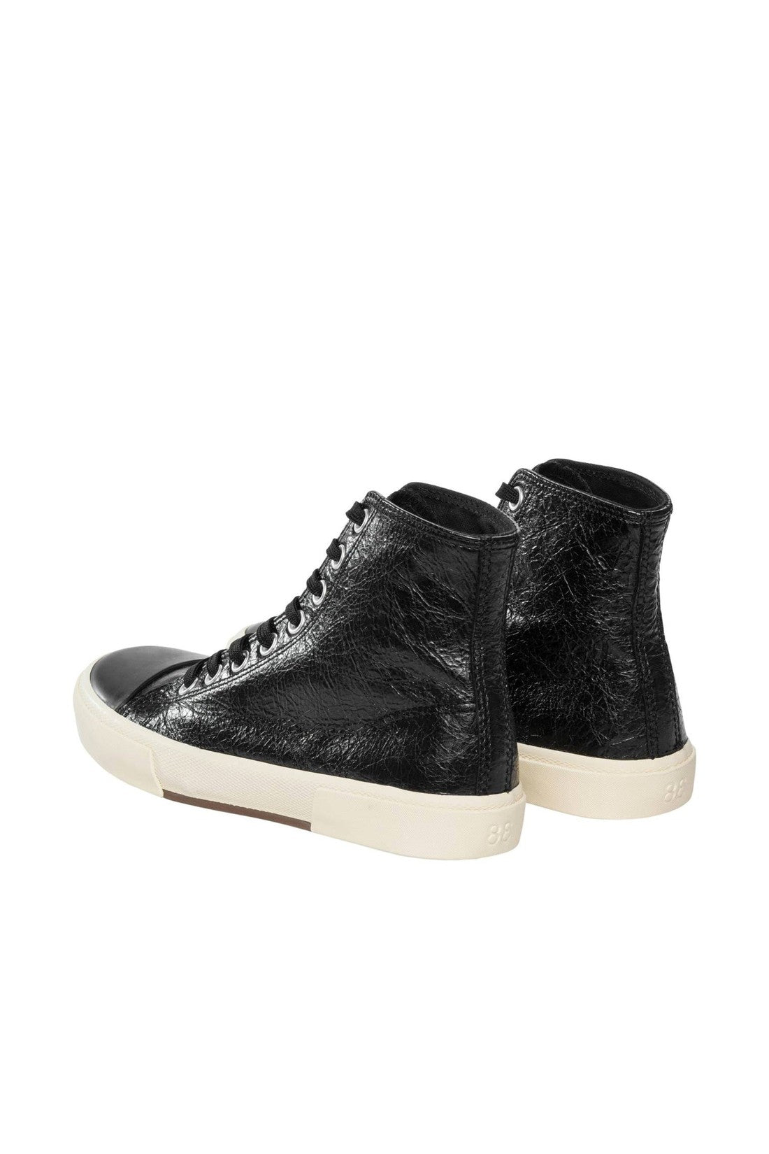 BALENCIAGA-OUTLET-SALE-Balenciaga Paris Leather Sneakers-ARCHIVIST