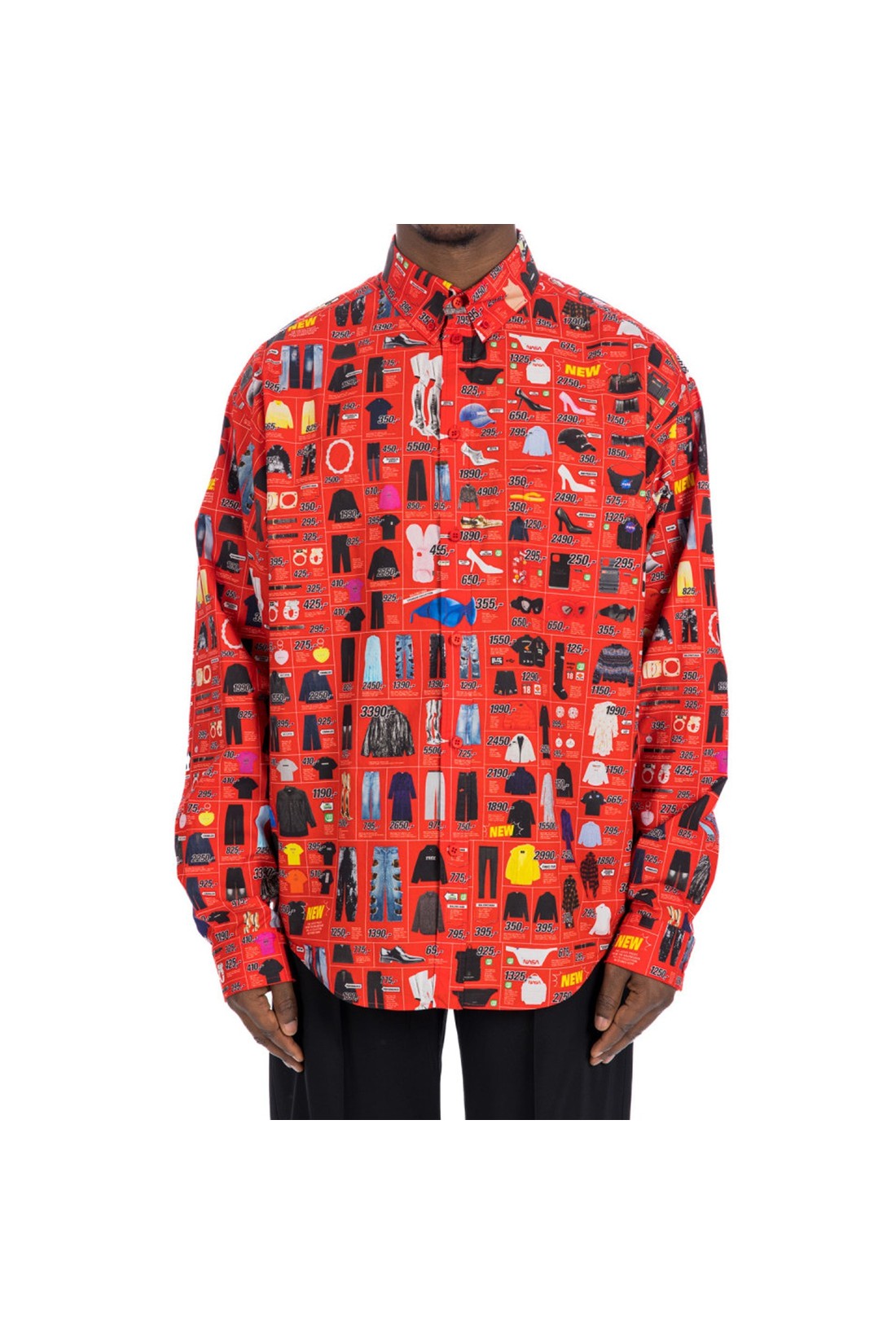 BALENCIAGA-OUTLET-SALE-Balenciaga Printed Shirt-ARCHIVIST